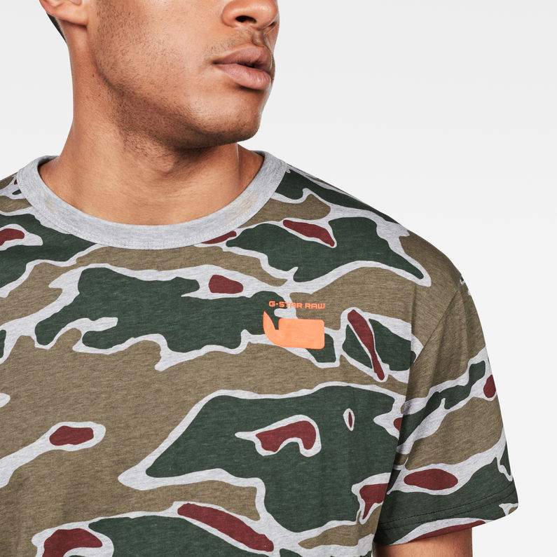 G-Star RAW® Sverre T-Shirt Green detail shot