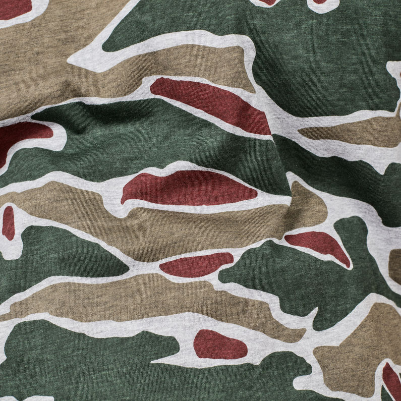 G-Star RAW® Sverre T-Shirt Green fabric shot