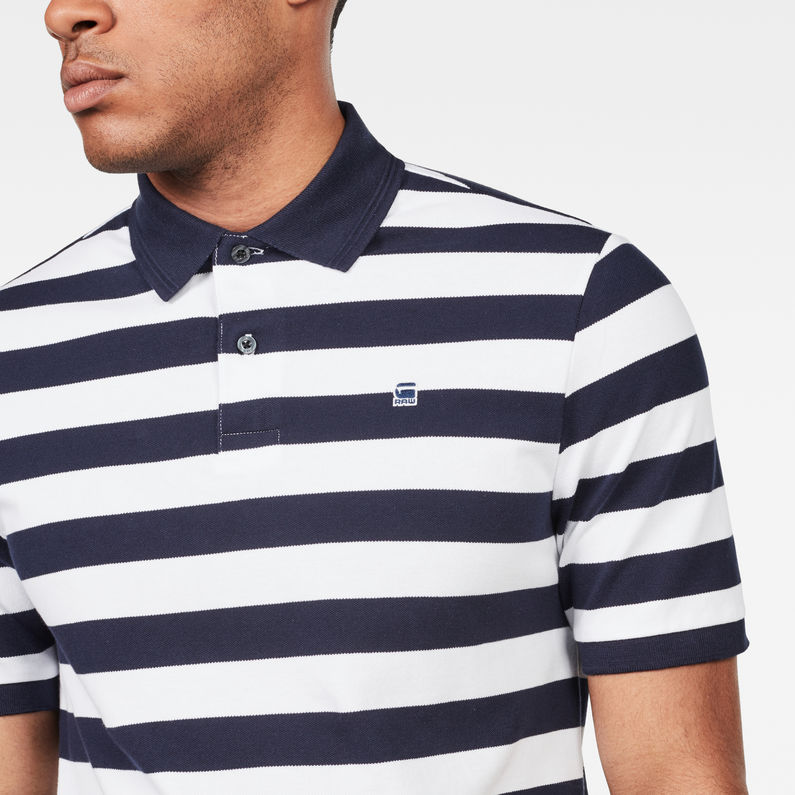 G-Star RAW® Bantson Core Polo White detail shot