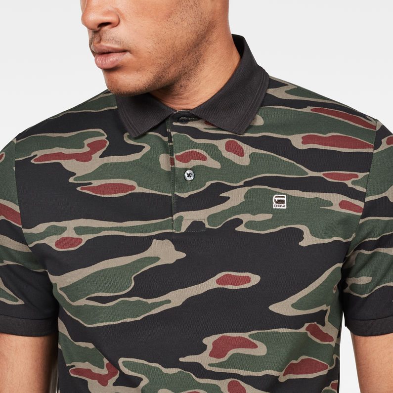 G-Star RAW® Agbay Core Polo Green detail shot