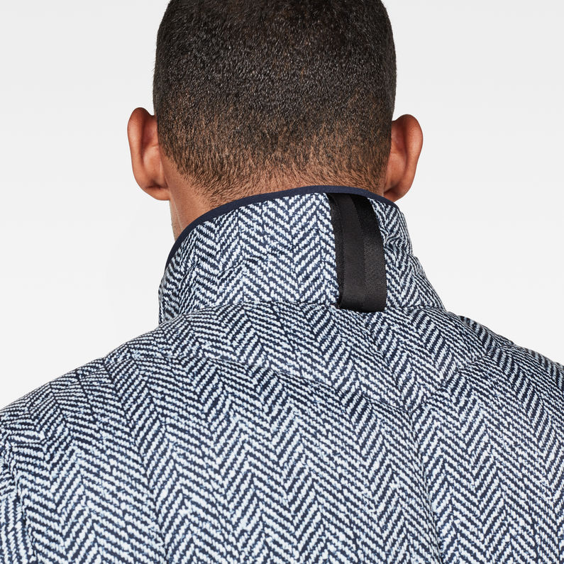 G-Star RAW® Whistler Meefic Quilted Bomber Dark blue detail shot