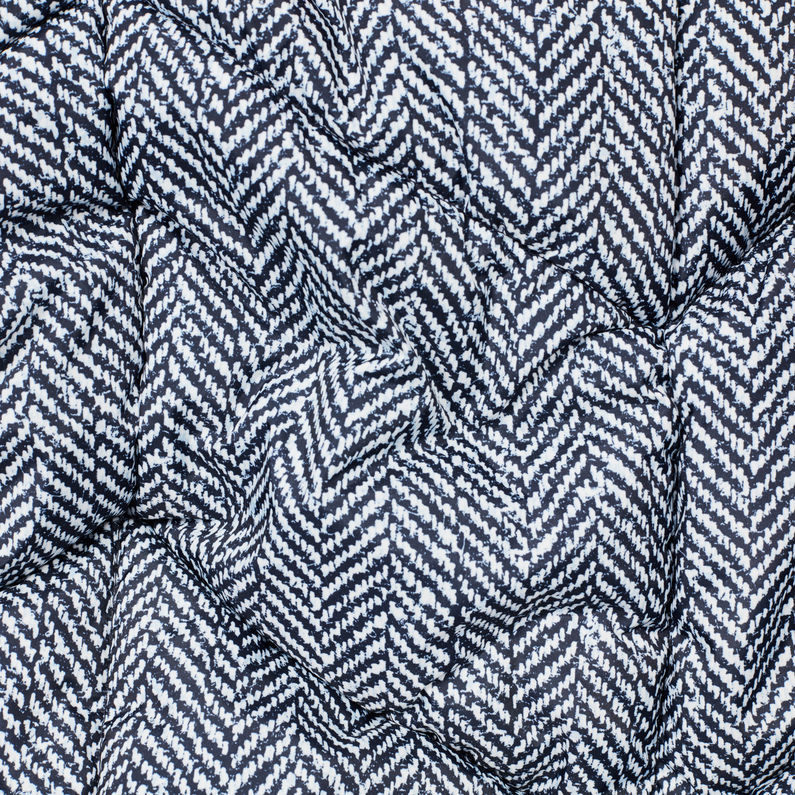 G-Star RAW® Whistler Meefic Quilted Bomber Dark blue fabric shot