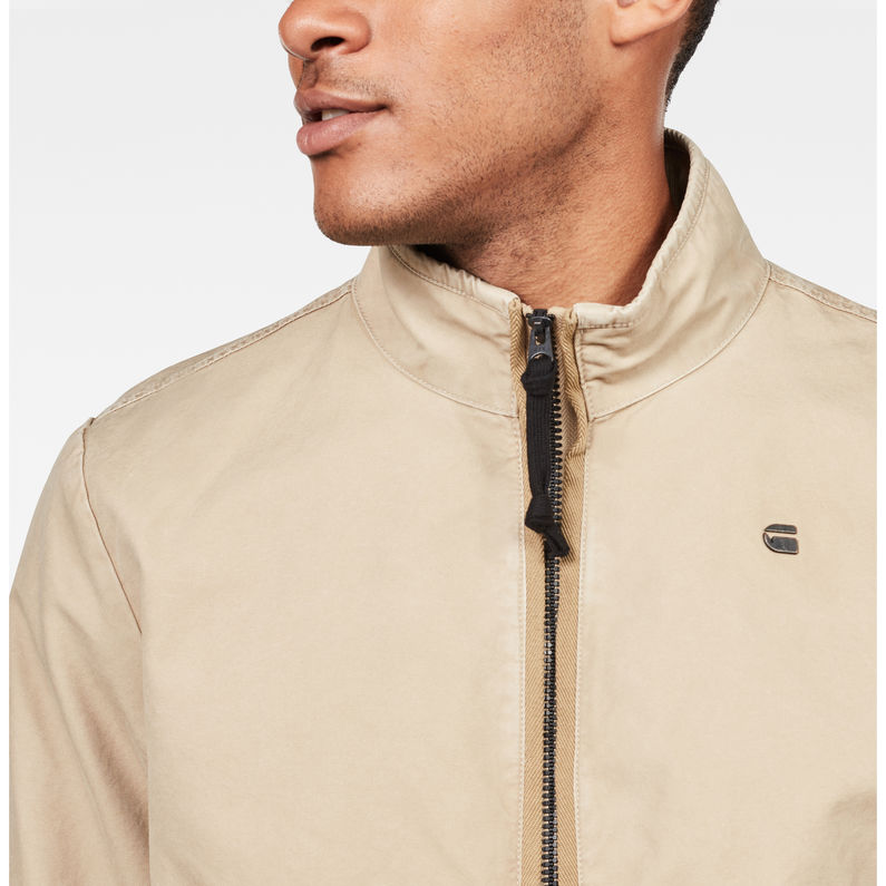 G-STAR® Deline Track Overshirt Brown detail shot