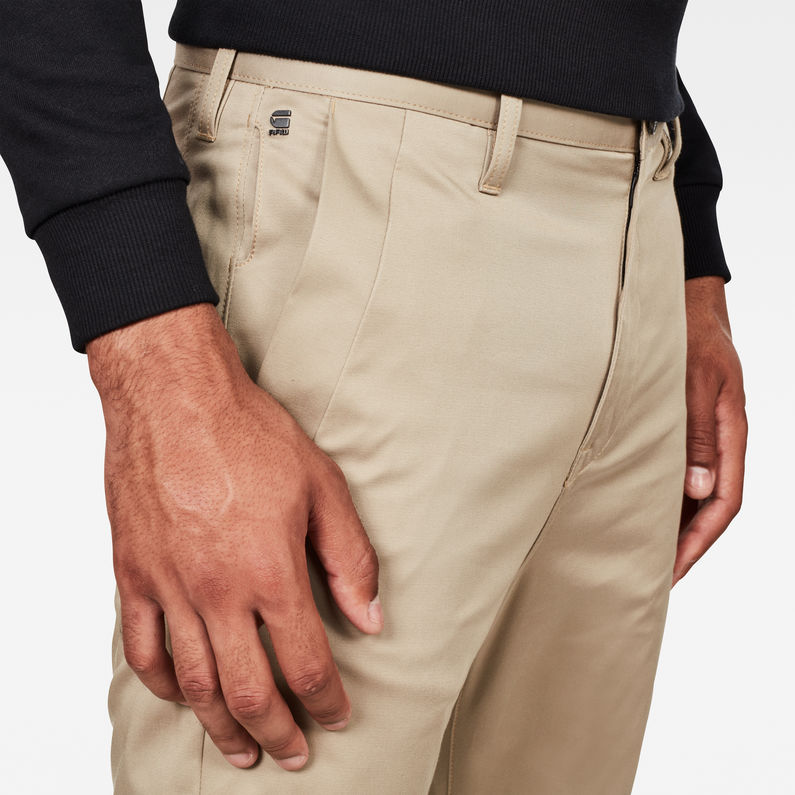G-Star RAW® Bronson Tapered Chino Beige detail shot