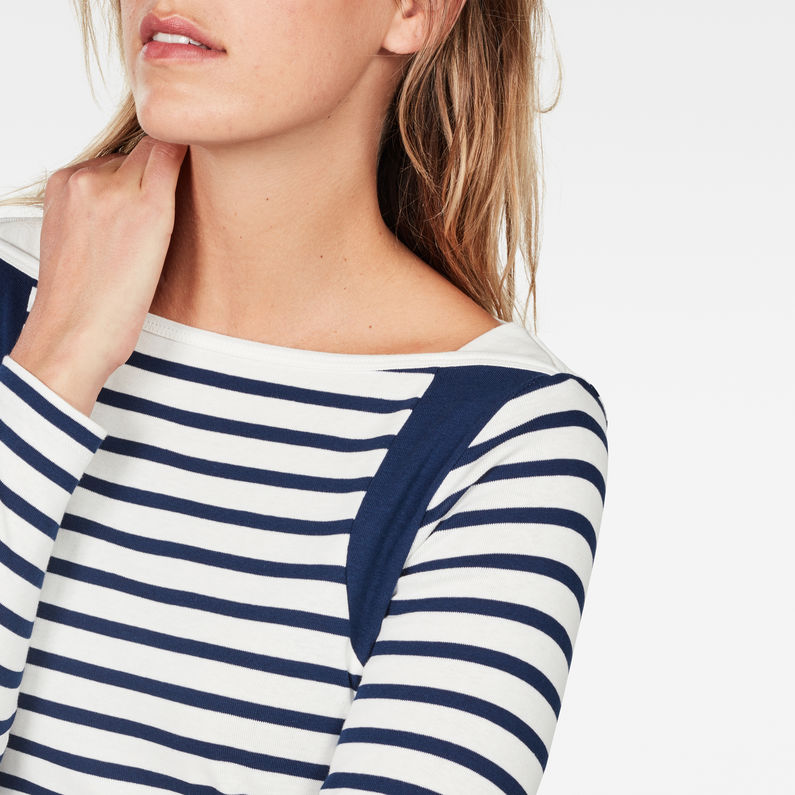 G-Star RAW® Zovas Slim Boatneck detail shot