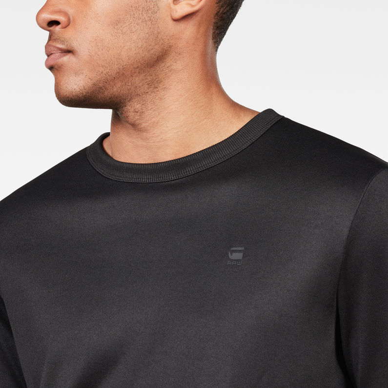 G-Star RAW® Motac Dc Slim Sweater Black detail shot