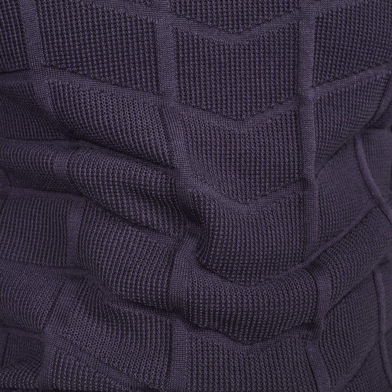 G-Star RAW® Suzaki Moto Knit Dark blue fabric shot