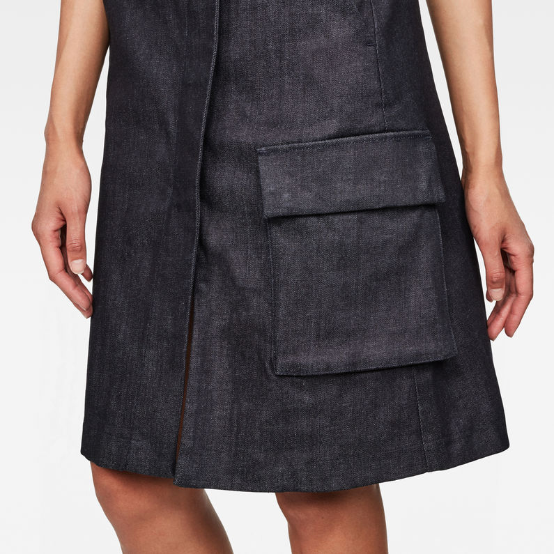 G-STAR® Vodan Wrap Skirt Azul oscuro