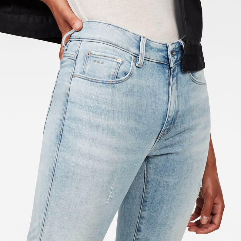 G-STAR® 3301 High Waist Skinny Jeans Lichtblauw