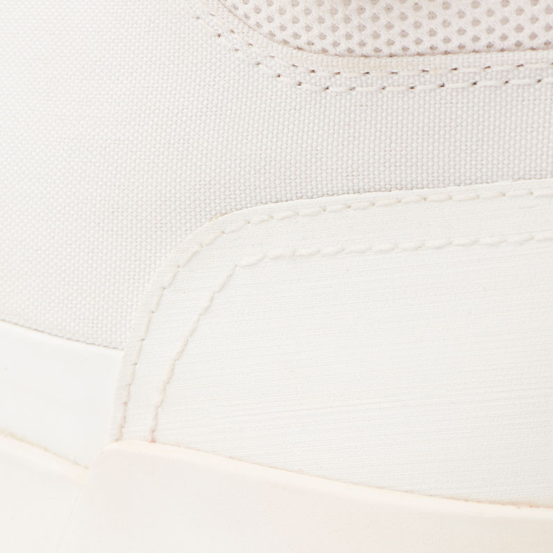 G-Star RAW® Rackam Yard Mid Sneaker White fabric shot