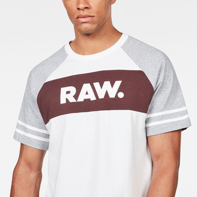 G-Star RAW® Beatal Loose Raglan T-Shirt White detail shot