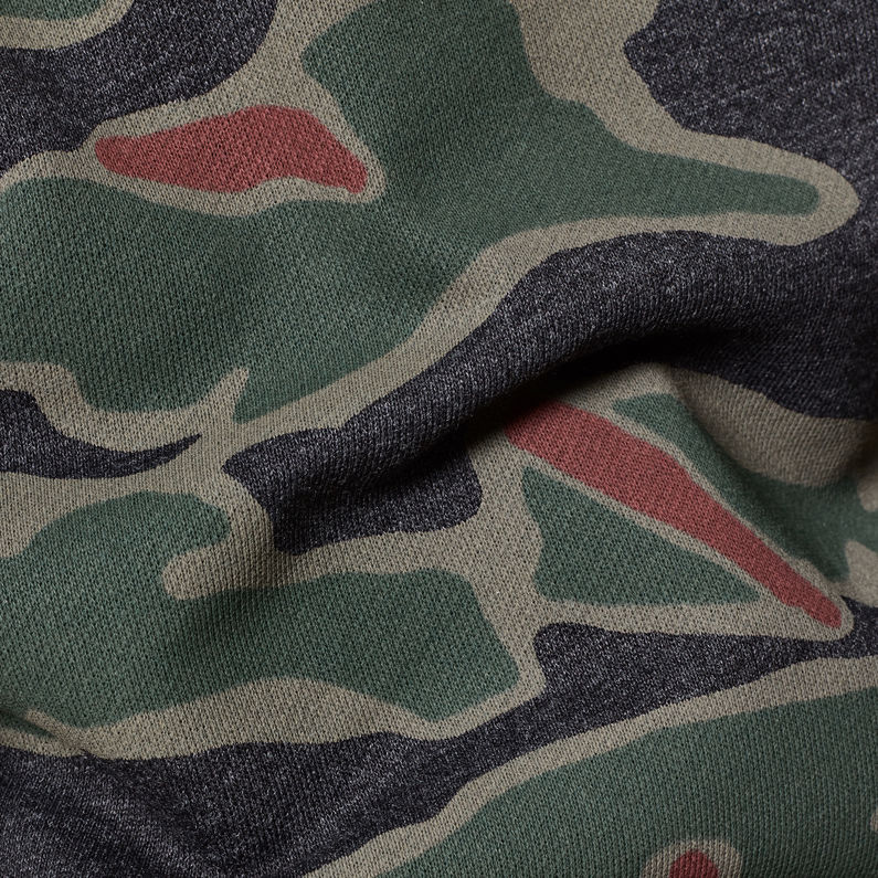G-Star RAW® Sverre Core Sweater Green fabric shot