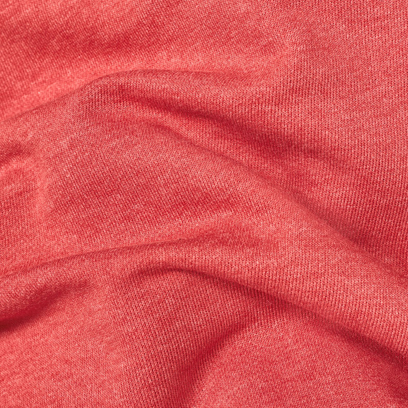 G-Star RAW® Halgen Core Hooded Sweater Red fabric shot