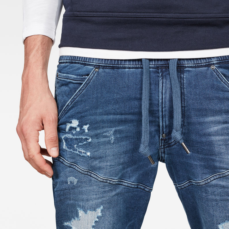 G-STAR® 5620 3D Sport Tapered Pants Medium blue detail shot