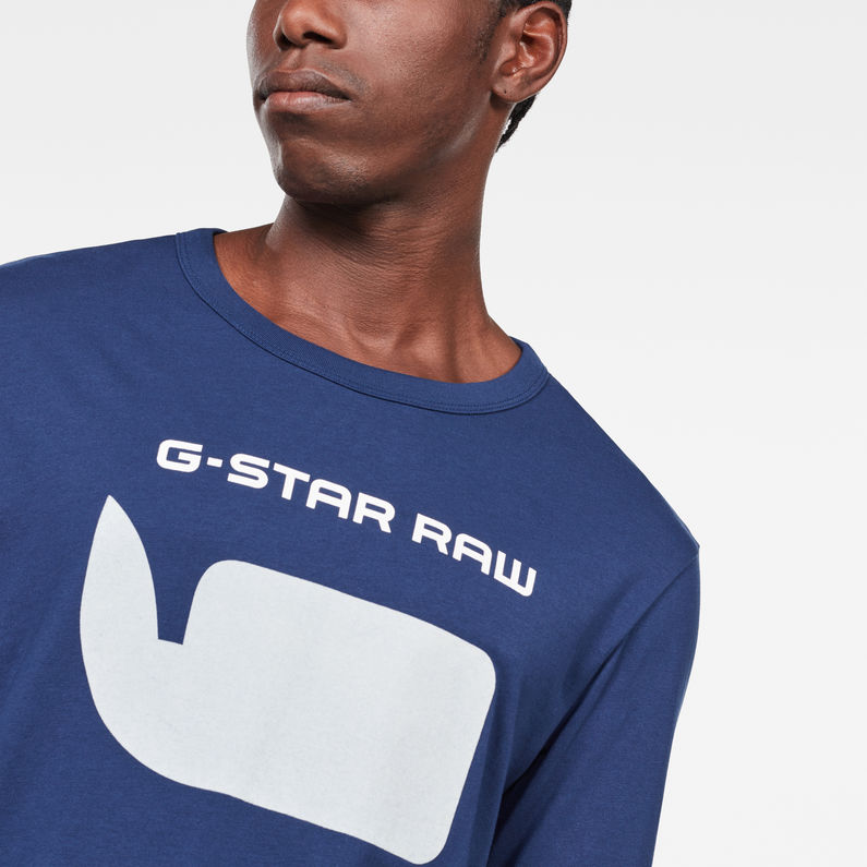 G-Star RAW® Seii T-Shirt Dark blue detail shot