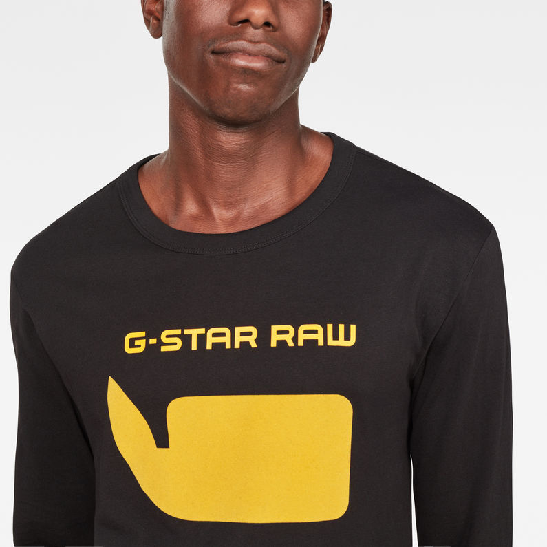 G-Star RAW® Seii T-Shirt Schwarz detail shot