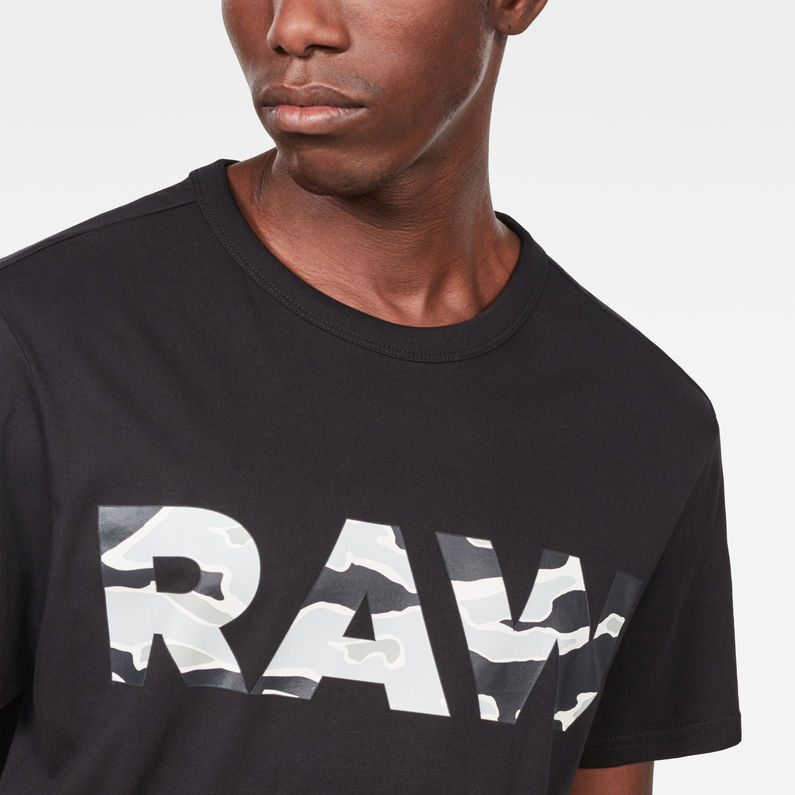 G-Star RAW® Tahire T-Shirt Black detail shot