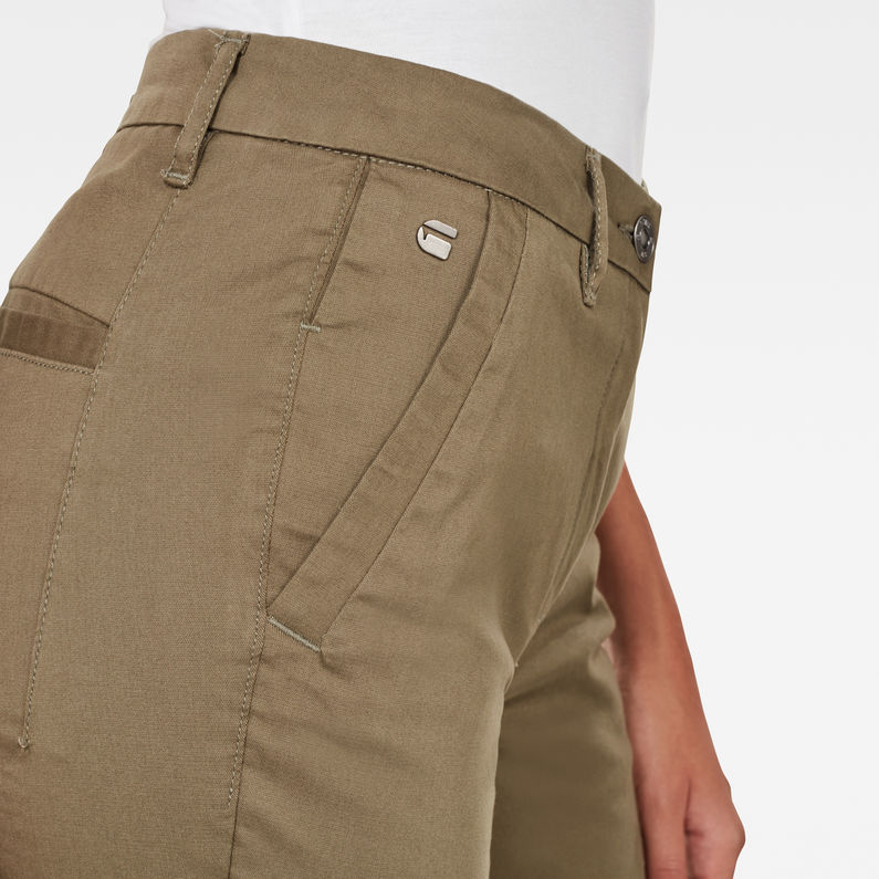 G-Star RAW® Bronson Mid Skinny Chino Green detail shot