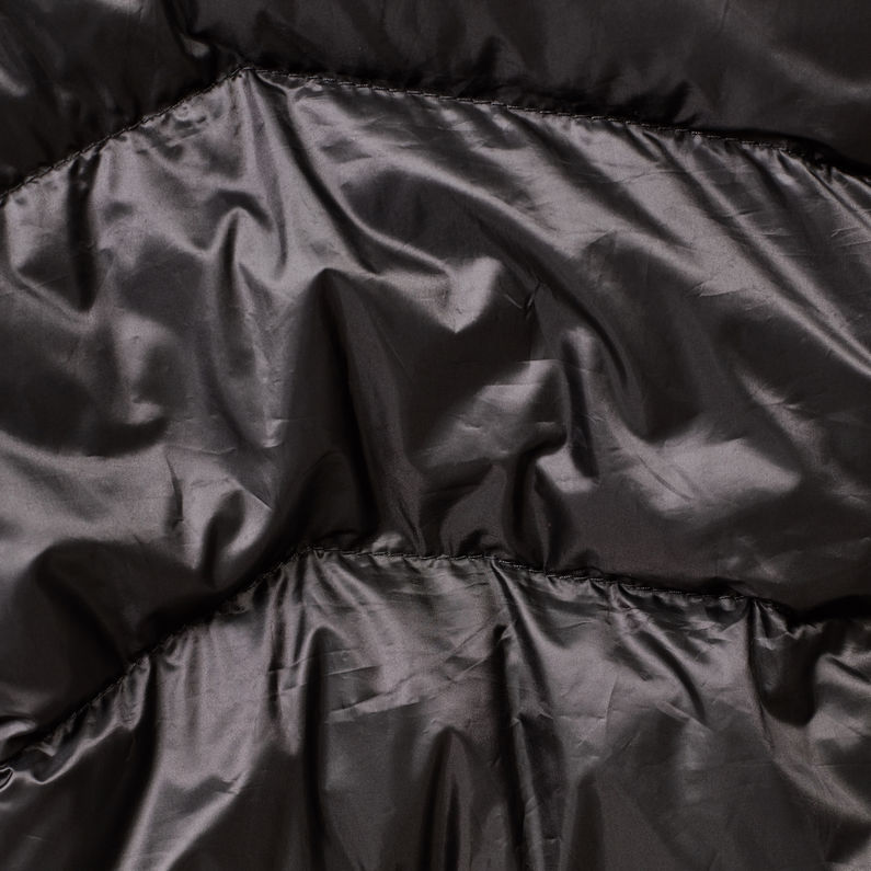 G-STAR® Deline Quilted Jacket Negro fabric shot
