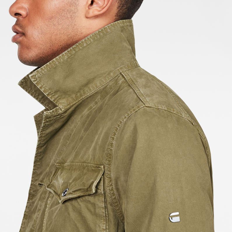 G-Star RAW® Vodan Worker Jacket Green detail shot