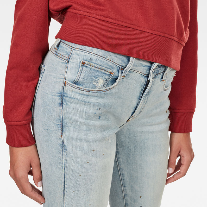 G-Star RAW® 3301 Deconstructed Mid Waist Skinny Rp Jeans ライトブルー