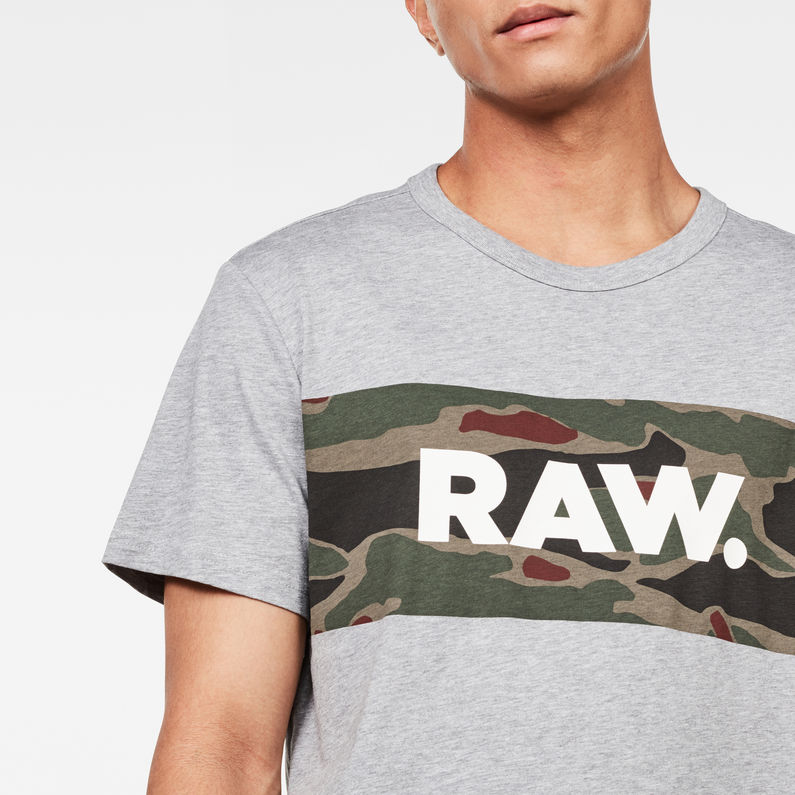 G-Star RAW® Tairi T-Shirt Grey detail shot