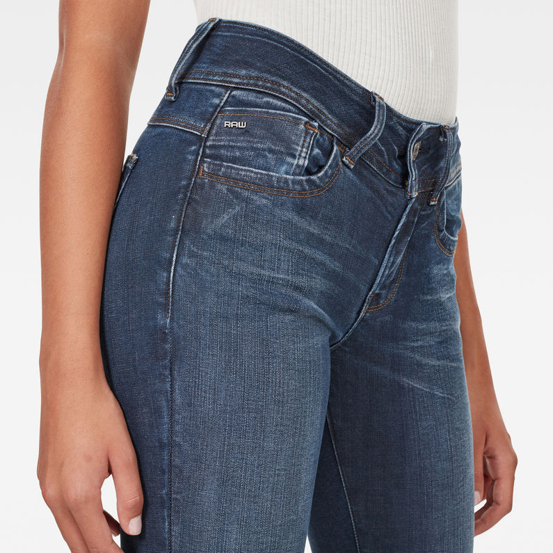G-Star RAW® Lynn D-Mid Super Skinny Jeans Dunkelblau