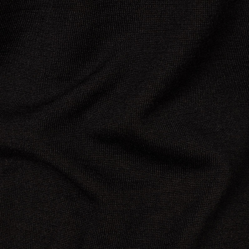 G-Star RAW® Core Boyfriend Knit Negro fabric shot