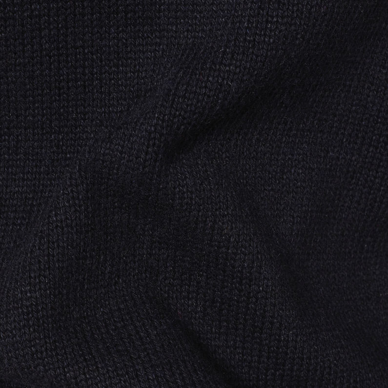 G-Star RAW® Leyla Turtle Knit Dunkelblau fabric shot