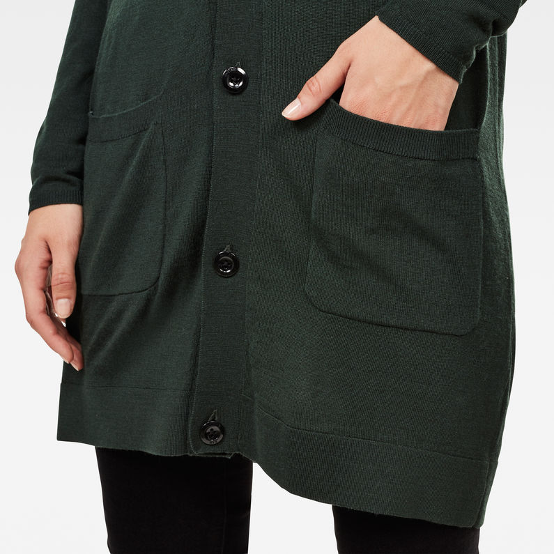 G-STAR® Core Long Cardigan Grün