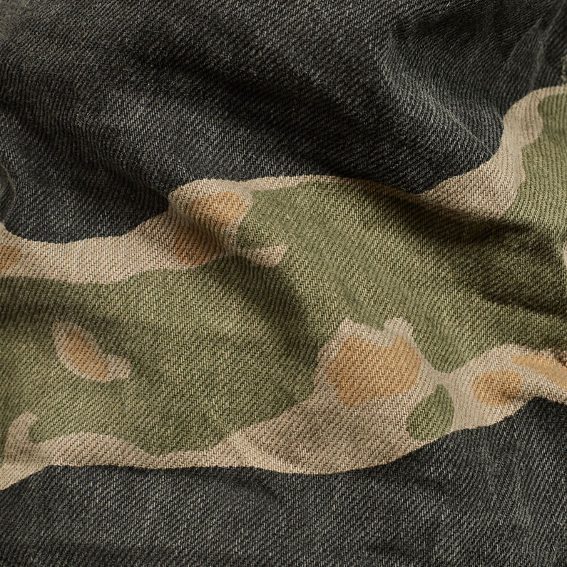 G-STAR® Rovic 3D Straight Tapered Pants Green fabric shot