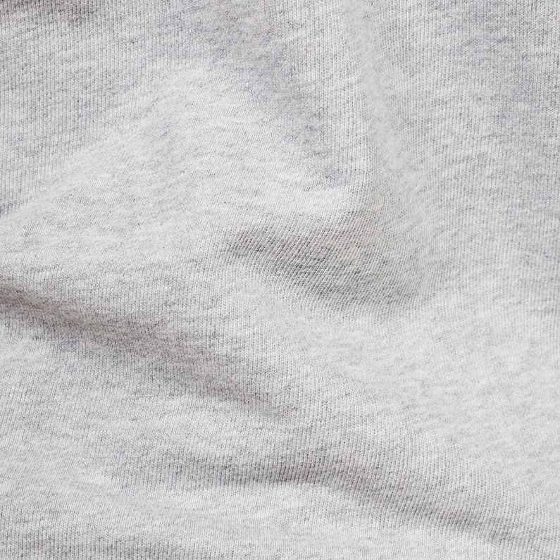 G-Star RAW® Aerva Slim Hooded Zip Thru Sweater Gris fabric shot