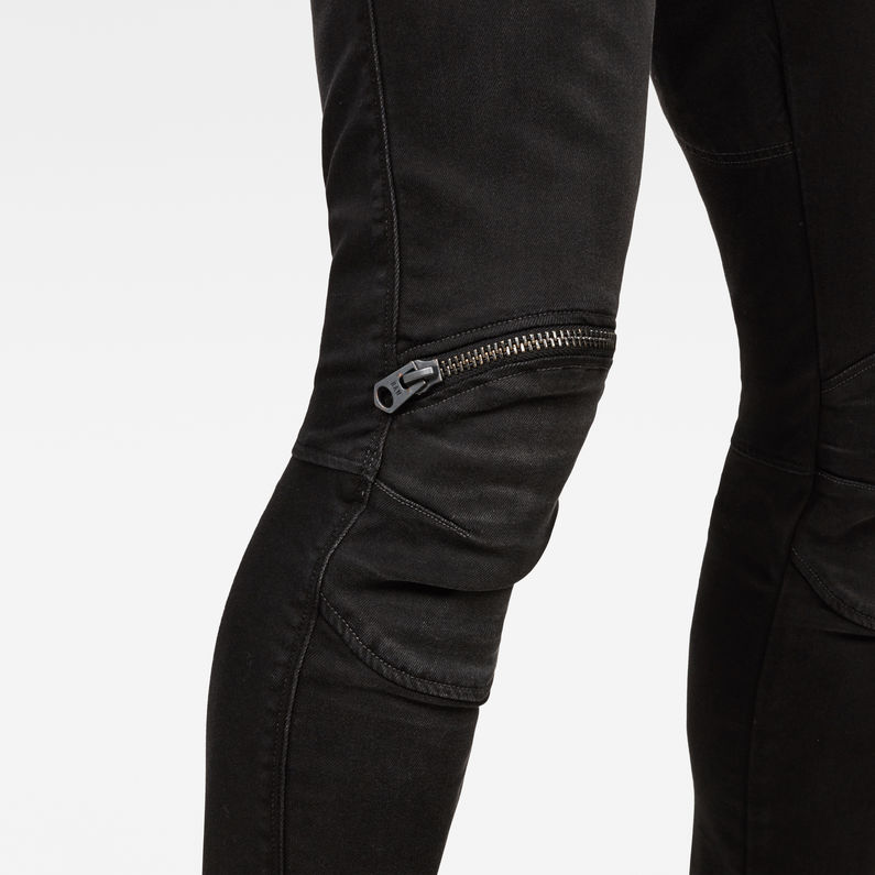 5620 3d zip knee skinny