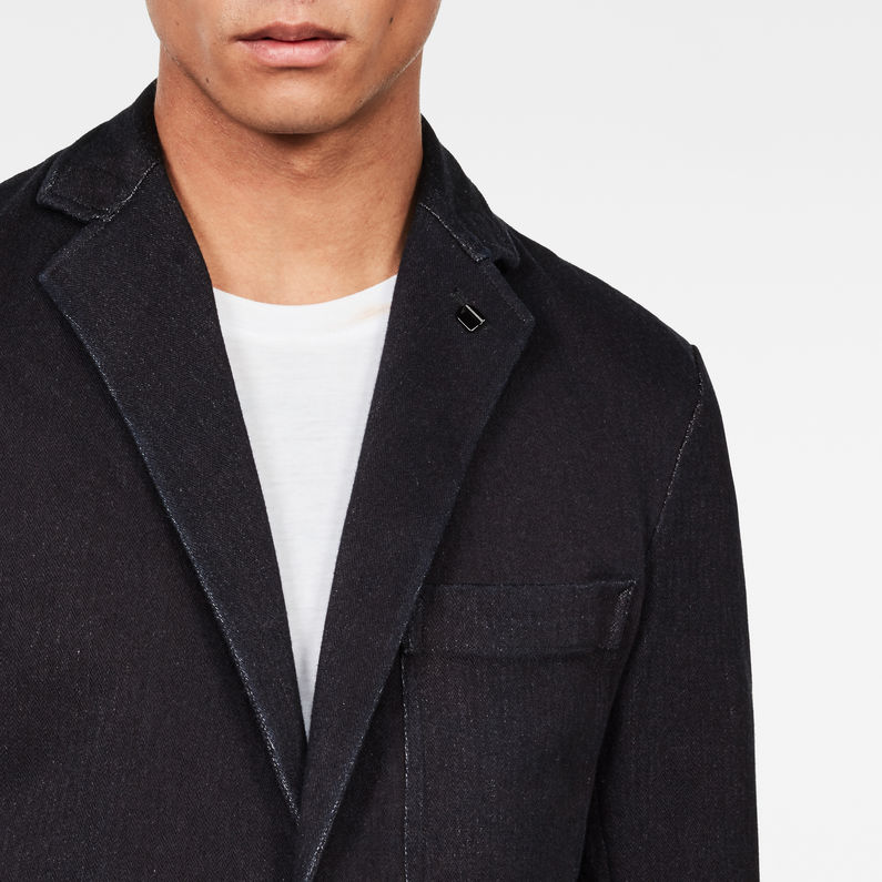 G-STAR® Blake Blazer Donkerblauw detail shot