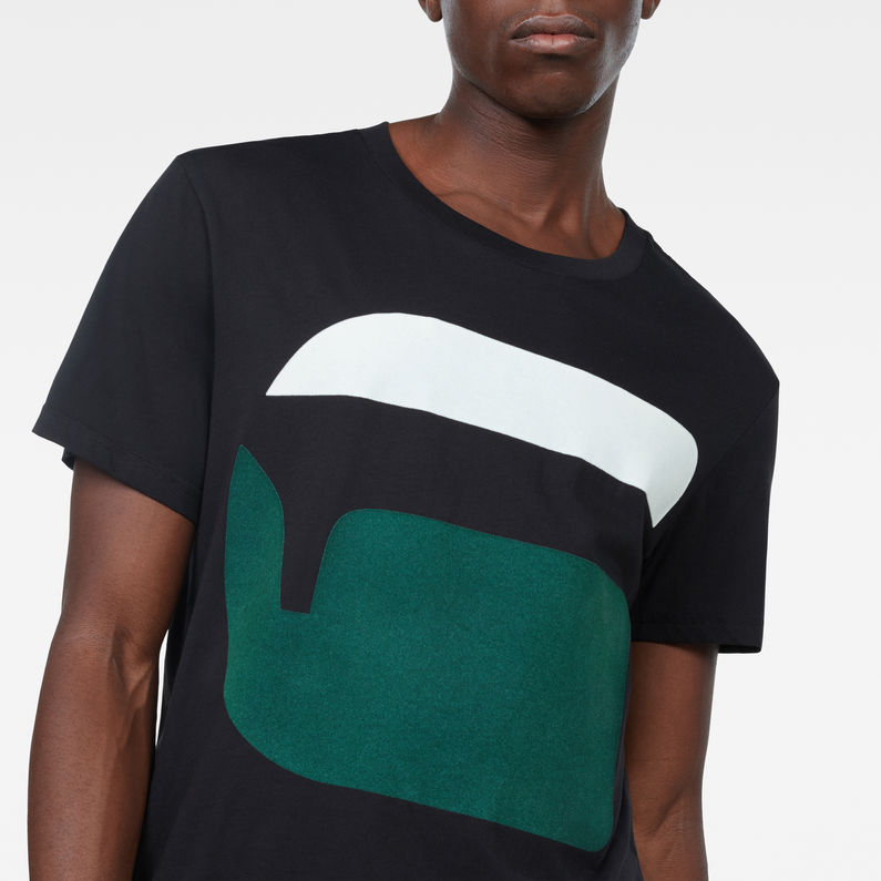 G-Star RAW® Bett T-Shirt Noir detail shot