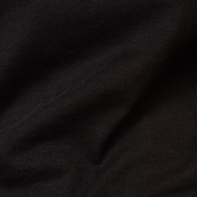 G-Star RAW® Rie Art Straight T-Shirt Noir fabric shot