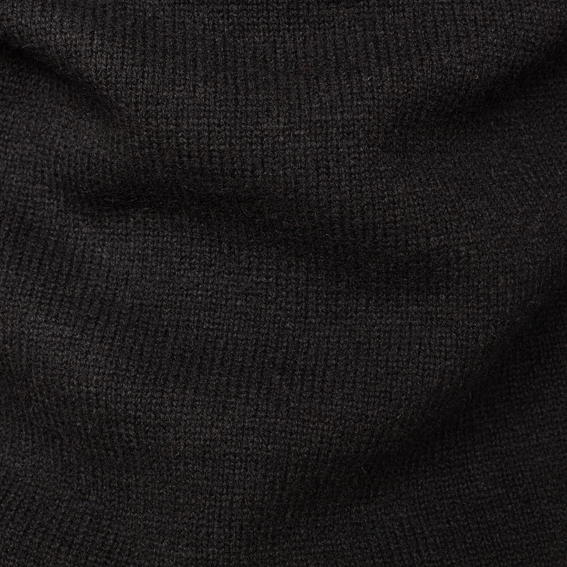 G-STAR® Core Logo Knit Black fabric shot