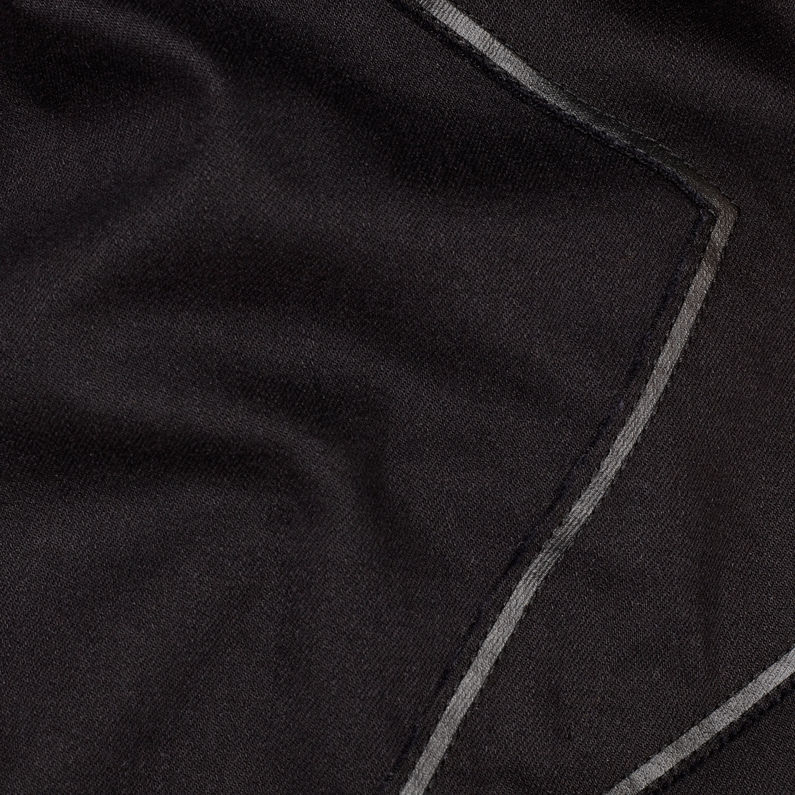 G-Star RAW® Motac Dc Cropped Moto Uni Jacket Black fabric shot