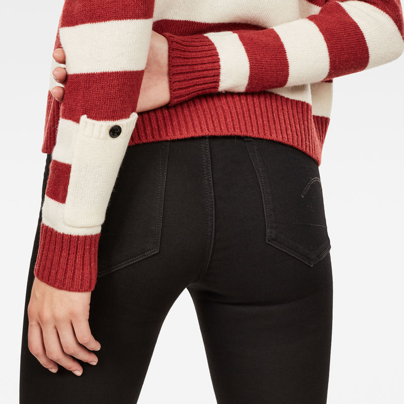 G-Star RAW® Doolin Stripe Knit Rot detail shot