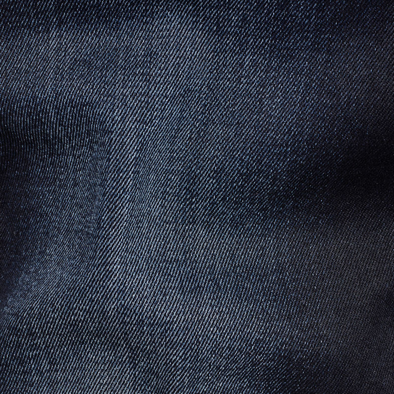 G-Star RAW® Salopette 3301 High Waist Skinny Bleu foncé fabric shot