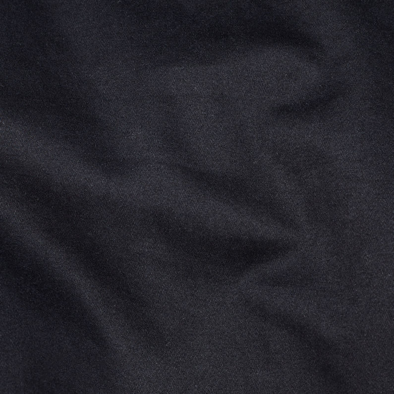 G-STAR® Rackam Straight Tapered Cuffed Pant Noir fabric shot