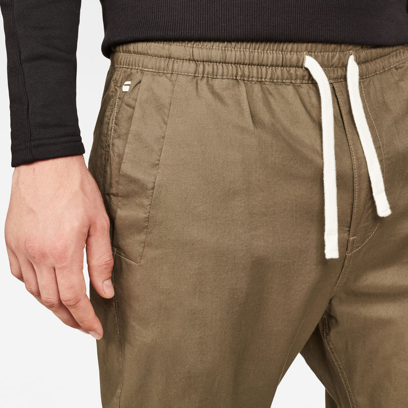 G-Star RAW® Bronson Sport Cuffed Chino Green detail shot