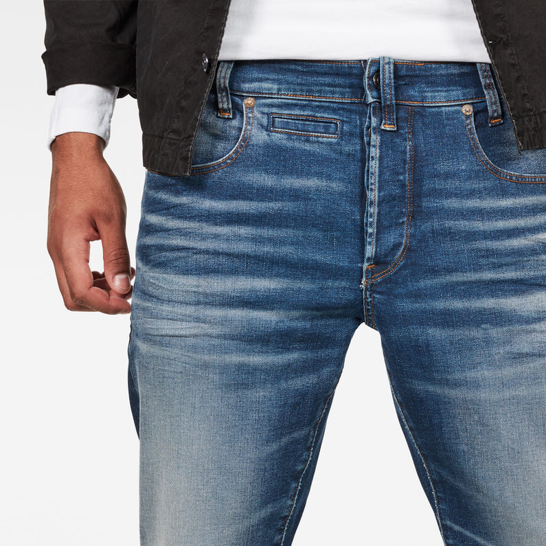 G-Star RAW® D-Staq 5-Pocket Straight Jeans Donkerblauw