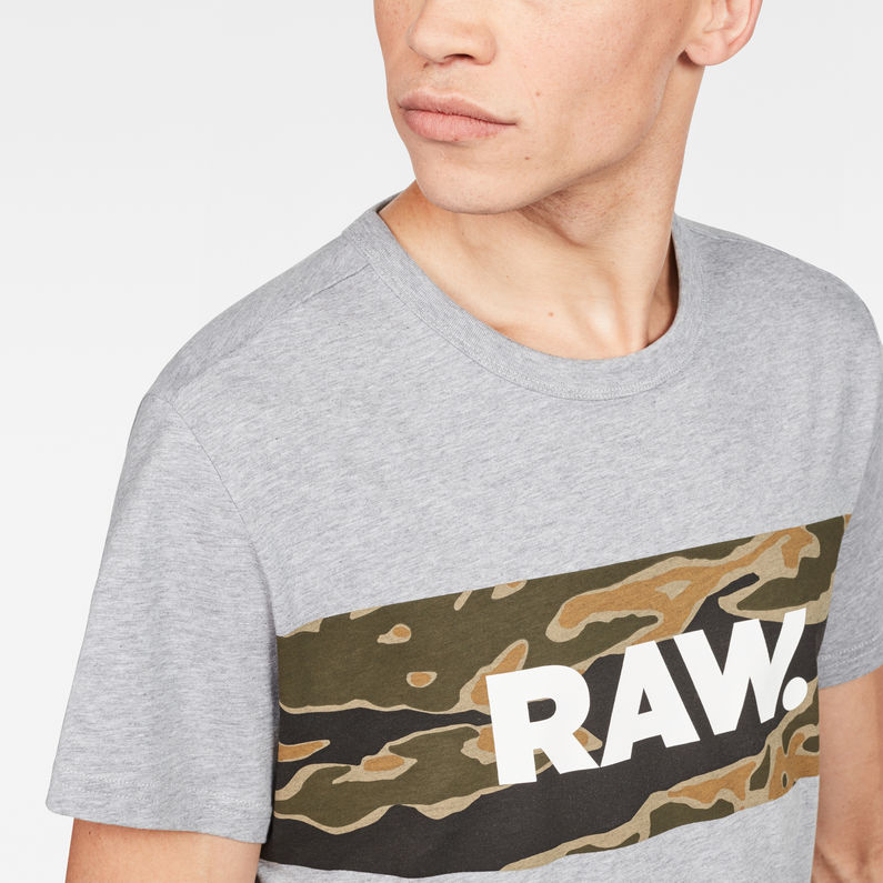 G-Star RAW® Tairi T-Shirt Grey detail shot