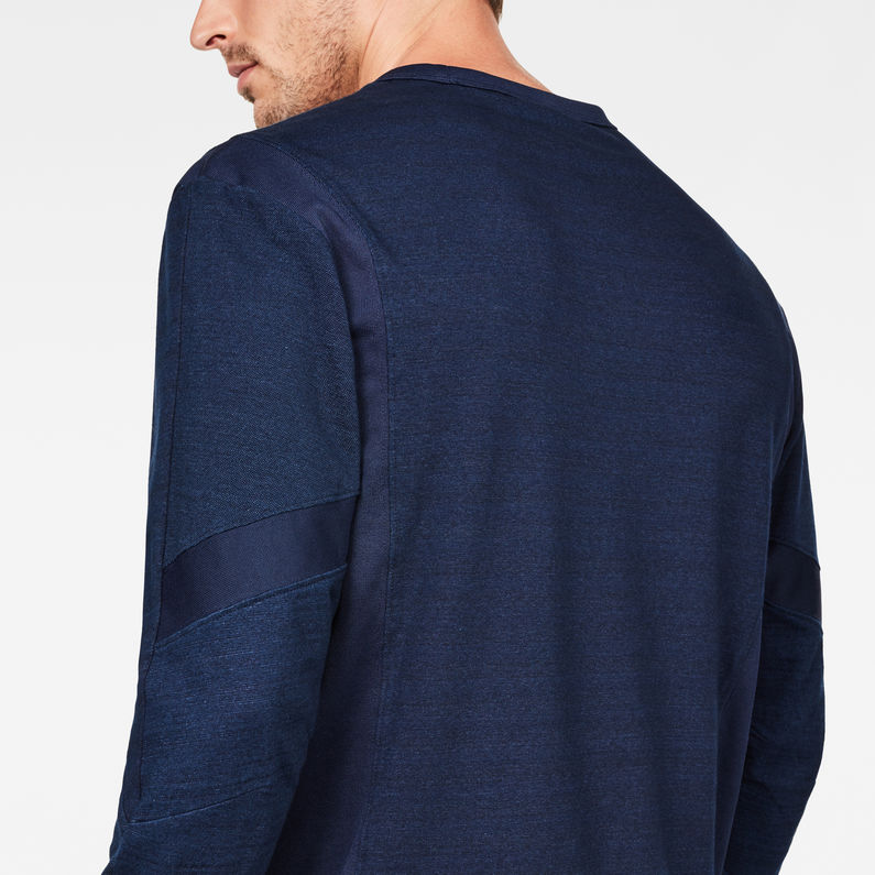 G-Star RAW® Motac Dc Indigo T-Shirt Dunkelblau detail shot