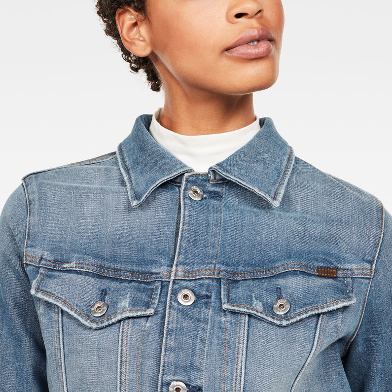 G-Star RAW® 3301 Classic Denim Jacket Medium blue detail shot