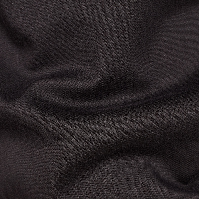 G-Star RAW® 3301 Slim Sherpa Jacket Zwart fabric shot