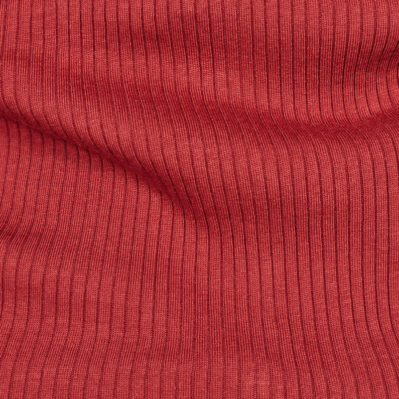G-Star RAW® Silber Funnel Cropped T-Shirt Red
