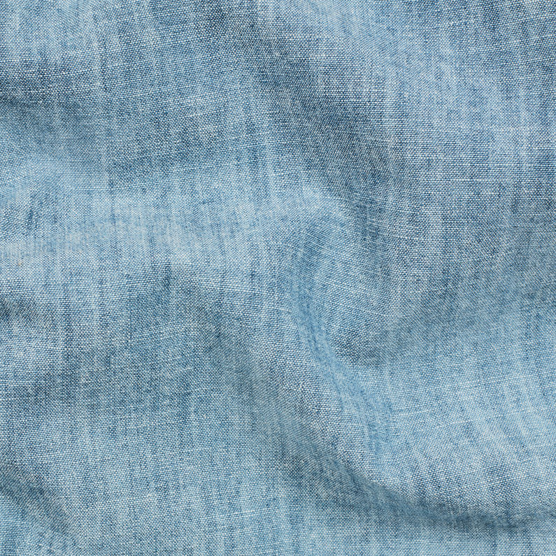 G-Star RAW® Woven Hooded Sweater Bleu moyen fabric shot