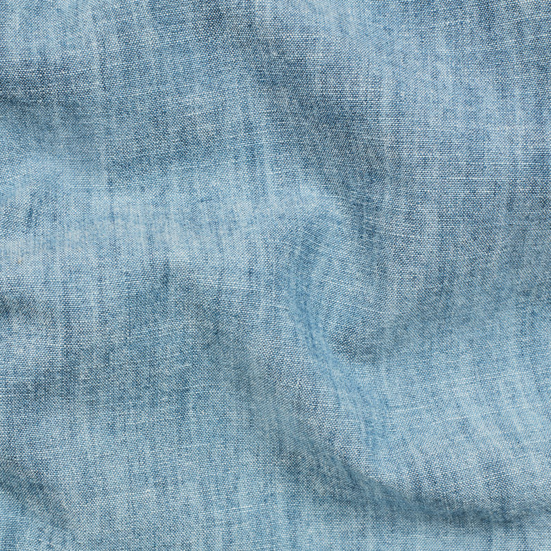 G-STAR® Woven Hooded Sweater Bleu moyen fabric shot